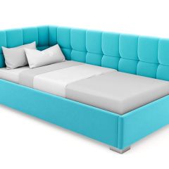 Кровать угловая Мия интерьерная +основание (120х200) в Салехарде - salekhard.mebel24.online | фото 7