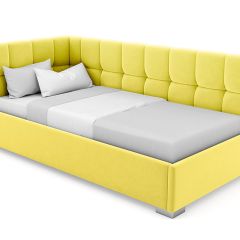 Кровать угловая Мия интерьерная +основание (120х200) в Салехарде - salekhard.mebel24.online | фото 13