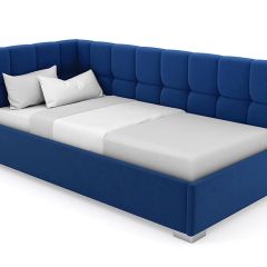 Кровать угловая Мия интерьерная +основание (120х200) в Салехарде - salekhard.mebel24.online | фото 16