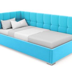 Кровать угловая Мия интерьерная +основание (120х200) в Салехарде - salekhard.mebel24.online | фото 22