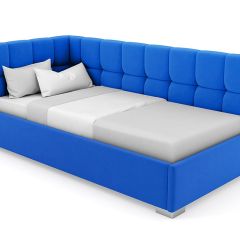 Кровать угловая Мия интерьерная +основание (120х200) в Салехарде - salekhard.mebel24.online | фото 23