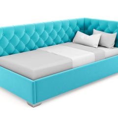 Кровать угловая Виола интерьерная +основание (80х200) в Салехарде - salekhard.mebel24.online | фото 6