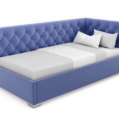 Кровать угловая Виола интерьерная +основание (80х200) в Салехарде - salekhard.mebel24.online | фото 9