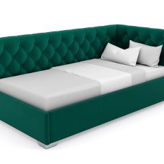 Кровать угловая Виола интерьерная +основание (80х200) в Салехарде - salekhard.mebel24.online | фото 15