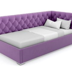 Кровать угловая Виола интерьерная +основание (80х200) в Салехарде - salekhard.mebel24.online | фото 20