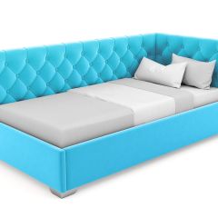 Кровать угловая Виола интерьерная +основание (80х200) в Салехарде - salekhard.mebel24.online | фото 22