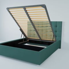Кровать Венеция с ПМ 1400 (велюр бирюзовый) в Салехарде - salekhard.mebel24.online | фото