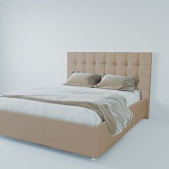 Кровать Венеция с ПМ 2000 (велюр светло-серый) в Салехарде - salekhard.mebel24.online | фото 2