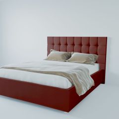Кровать Венеция с ПМ 800 (велюр бордо) в Салехарде - salekhard.mebel24.online | фото 2