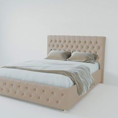 Кровать Версаль с ПМ 900 (велюр светло-серый) в Салехарде - salekhard.mebel24.online | фото
