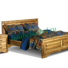 Кровать двуспальная "Викинг-01" 1,6 (1600*1950) Л.152.05.14.002 в Салехарде - salekhard.mebel24.online | фото