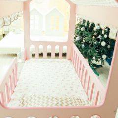 Кровать-домик без ящика 800*1600 (Розовый) в Салехарде - salekhard.mebel24.online | фото 3