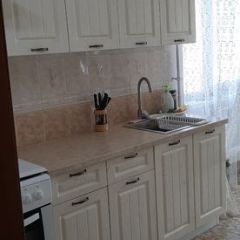 Кухня модульная Луксор серый-кремовый в Салехарде - salekhard.mebel24.online | фото 5