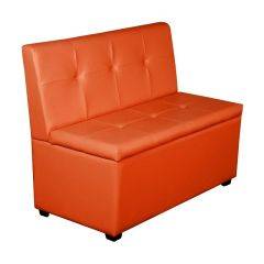 Кухонный диван Уют-1 (1000) Оранжевый в Салехарде - salekhard.mebel24.online | фото