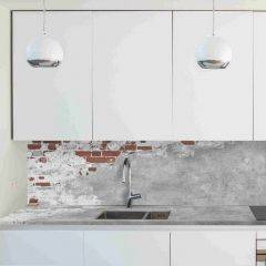 Кухонный фартук со столешницей (А-01) в едином стиле (3050 мм) в Салехарде - salekhard.mebel24.online | фото