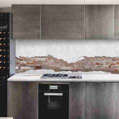 Кухонный фартук со столешницей (А-011) в едином стиле (3050 мм) в Салехарде - salekhard.mebel24.online | фото 1