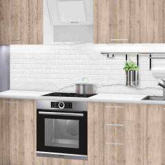 Кухонный фартук со столешницей (А-013) в едином стиле (3050 мм) в Салехарде - salekhard.mebel24.online | фото 1
