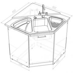 Кухонный гарнитур Адажио оптима 1800х2400 мм в Салехарде - salekhard.mebel24.online | фото 18