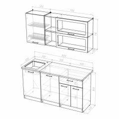 Кухонный гарнитур Лира стандарт 1600 в Салехарде - salekhard.mebel24.online | фото 4