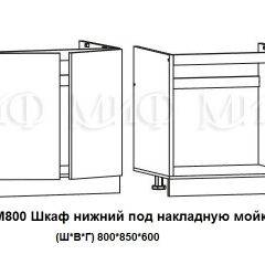 ЛИЗА-2 Кухонный гарнитур 1,6 Белый глянец холодный в Салехарде - salekhard.mebel24.online | фото 6