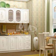 ЛИЗА-2 Кухонный гарнитур 1,7 Белый глянец холодный в Салехарде - salekhard.mebel24.online | фото