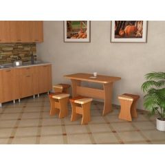 Кухонный стол и 4 табурета Титул в Салехарде - salekhard.mebel24.online | фото