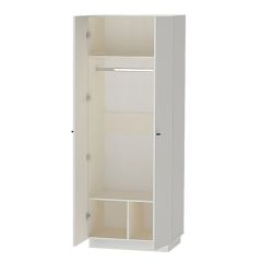 Квадро ШК-1 Шкаф 2дв (ЛДСП миндаль) в Салехарде - salekhard.mebel24.online | фото 2