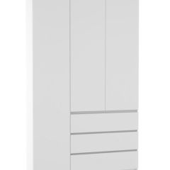 МОРИ МШ 1200.1 Шкаф (белый) в Салехарде - salekhard.mebel24.online | фото 2