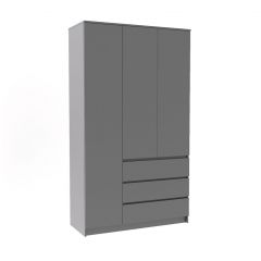 МОРИ МШ 1200.1 Шкаф (графит) в Салехарде - salekhard.mebel24.online | фото 2