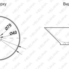 Накладная раковина melana mln-7020-b5(t4006h-b5) (персиковая) в Салехарде - salekhard.mebel24.online | фото 2