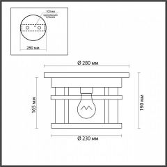 Накладной светильник Odeon Light Virta 4044/1C в Салехарде - salekhard.mebel24.online | фото