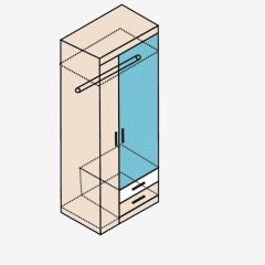 НИКА Н10з Шкаф для одежды в Салехарде - salekhard.mebel24.online | фото 4