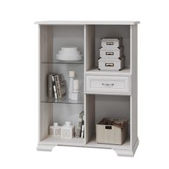 НИКОЛЬ Комод с 1 ст.дв., 2 гл.дв, 1 ящика в Салехарде - salekhard.mebel24.online | фото 2