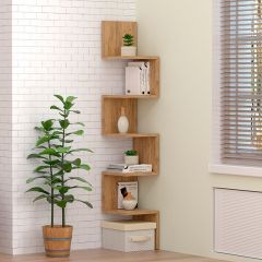 Полка угловая (ЛДСП Дуб крафт золотой) в Салехарде - salekhard.mebel24.online | фото