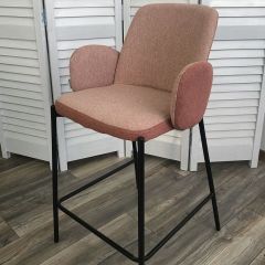 Полубарный стул NYX (H=65cm) VF109 розовый / VF110 брусничный М-City в Салехарде - salekhard.mebel24.online | фото