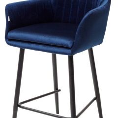 Полубарный стул Роден Blitz 20 Синий, велюр (H=65cm), M-City в Салехарде - salekhard.mebel24.online | фото 1