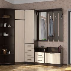Прихожая ДИАНА-4 сек №29 (Венге/Дуб молочный) в Салехарде - salekhard.mebel24.online | фото 3