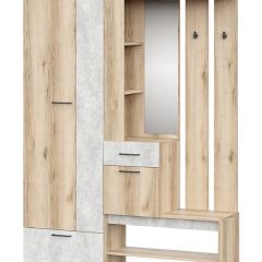 ФАВОРИТ 1 Прихожая (Дуб Делано/Цемент Светлый) в Салехарде - salekhard.mebel24.online | фото 2