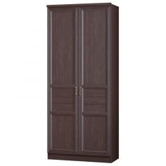 Шкаф для одежды 2-дверный Лира №56 Дуб нортон темный в Салехарде - salekhard.mebel24.online | фото