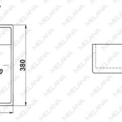 Раковина MELANA MLN-7063D в Салехарде - salekhard.mebel24.online | фото 2