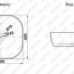 Раковина MELANA MLN-A500C в Салехарде - salekhard.mebel24.online | фото 2