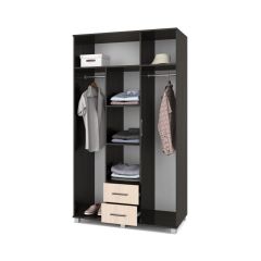 ЕВА Шкаф 3-х дверный Е34 в Салехарде - salekhard.mebel24.online | фото 4