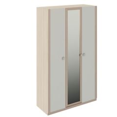 Шкаф 3 двери Глэдис М23 (ЯШС/Белый) в Салехарде - salekhard.mebel24.online | фото 1