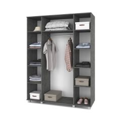 ЕВА Шкаф 4-х дверный Е40 в Салехарде - salekhard.mebel24.online | фото 8