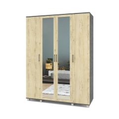 ЕВА Шкаф 4-х дверный Е41 в Салехарде - salekhard.mebel24.online | фото 7