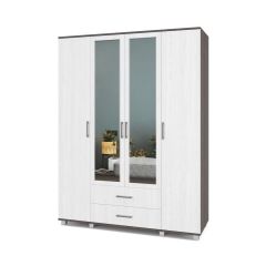 ЕВА Шкаф 4-х дверный Е43 в Салехарде - salekhard.mebel24.online | фото