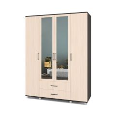 ЕВА Шкаф 4-х дверный Е43 в Салехарде - salekhard.mebel24.online | фото 3