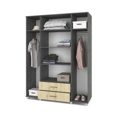 ЕВА Шкаф 4-х дверный Е43 в Салехарде - salekhard.mebel24.online | фото 8