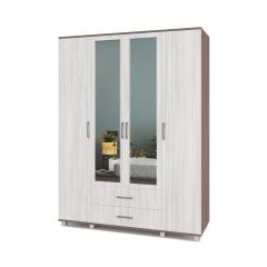 ЕВА Шкаф 4-х дверный Е43 в Салехарде - salekhard.mebel24.online | фото 9