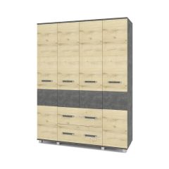 ВИОРА Шкаф 4-х дверный В43 в Салехарде - salekhard.mebel24.online | фото 5